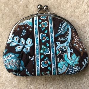 Vera Bradley Java Blue Coin Purse